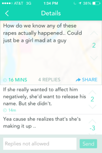 lying about rape
